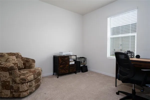 a view of workspace with furniture