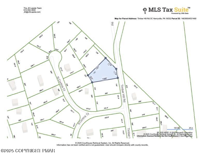 3 C Timber Hill Road Henryville, PA 18332 - Photo 6 of 7 CRS Data - Property Map for Timber Hill