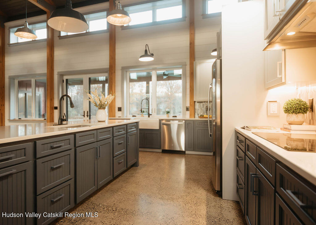 1248 Albany Post Road Gardiner, NY 12525 - Photo 15 of 44 a large kitchen with a large window