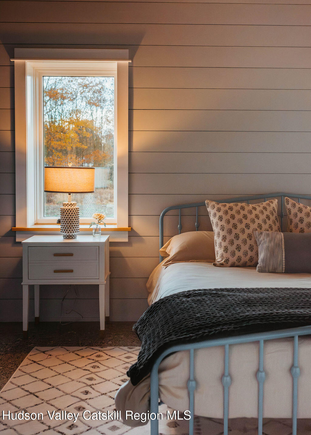 1248 Albany Post Road Gardiner, NY 12525 - Photo 21 of 44 a bedroom with a bed and a window