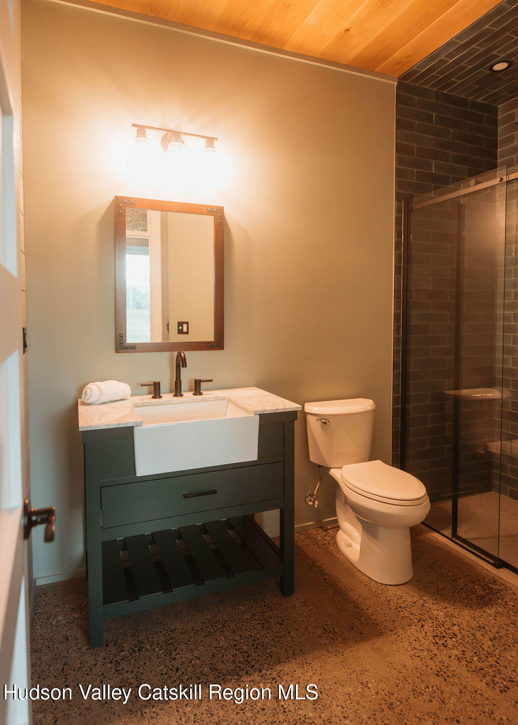 1248 Albany Post Road Gardiner, NY 12525 - Photo 28 of 44 a bathroom with a sink a toilet and shower