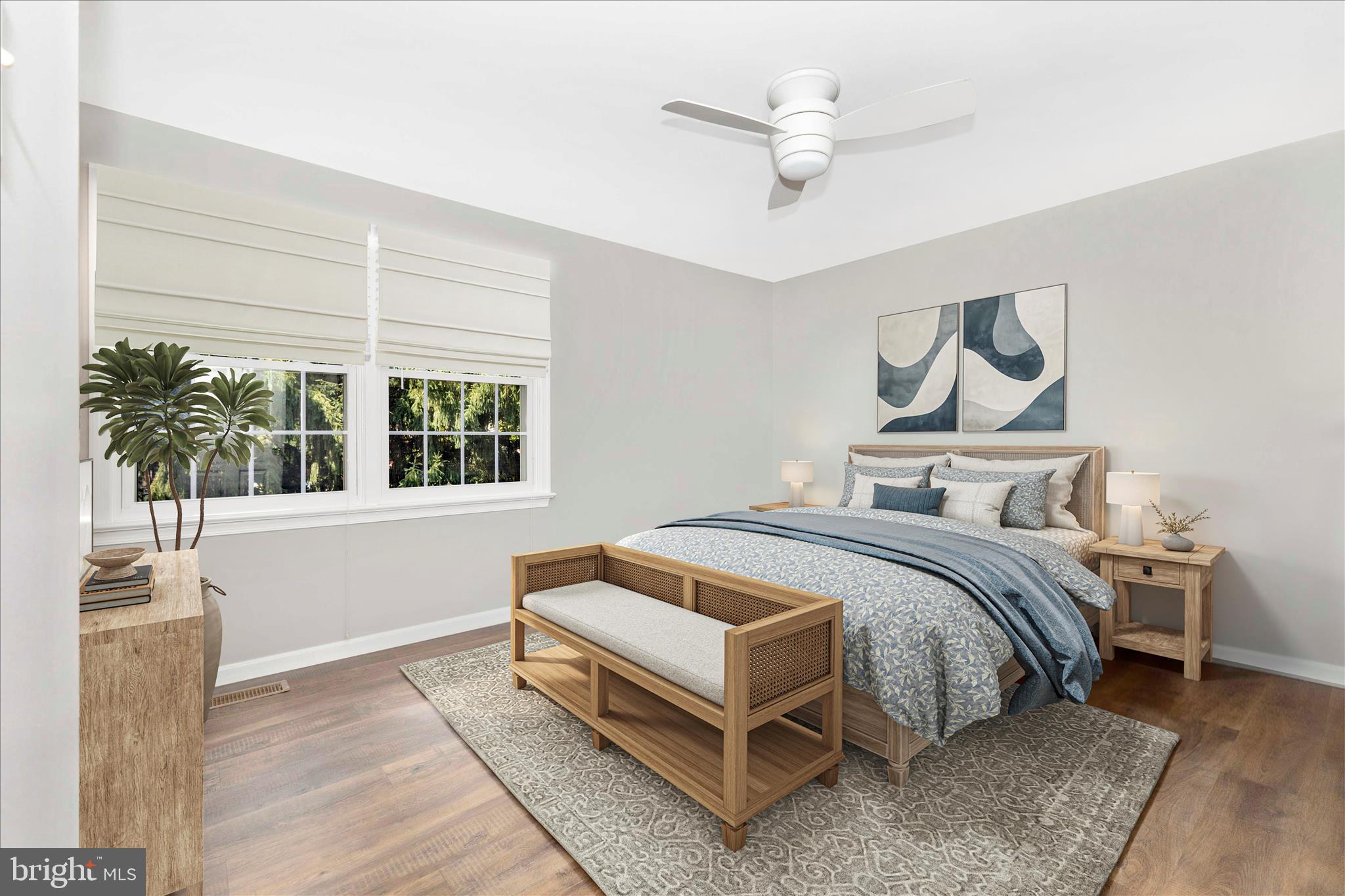 8204 Red Wing Court Frederick, MD 21701 - Photo 16 of 58 a bedroom with a bed and a large window with the outer view