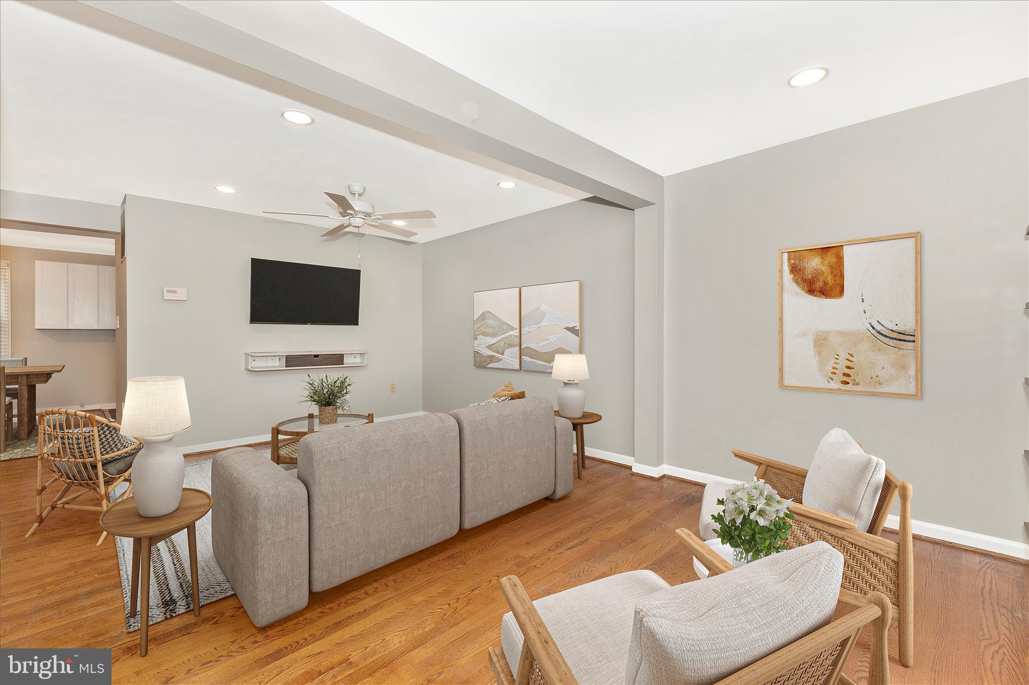 8204 Red Wing Court Frederick, MD 21701 - Photo 5 of 58 a living room with furniture and a flat screen tv