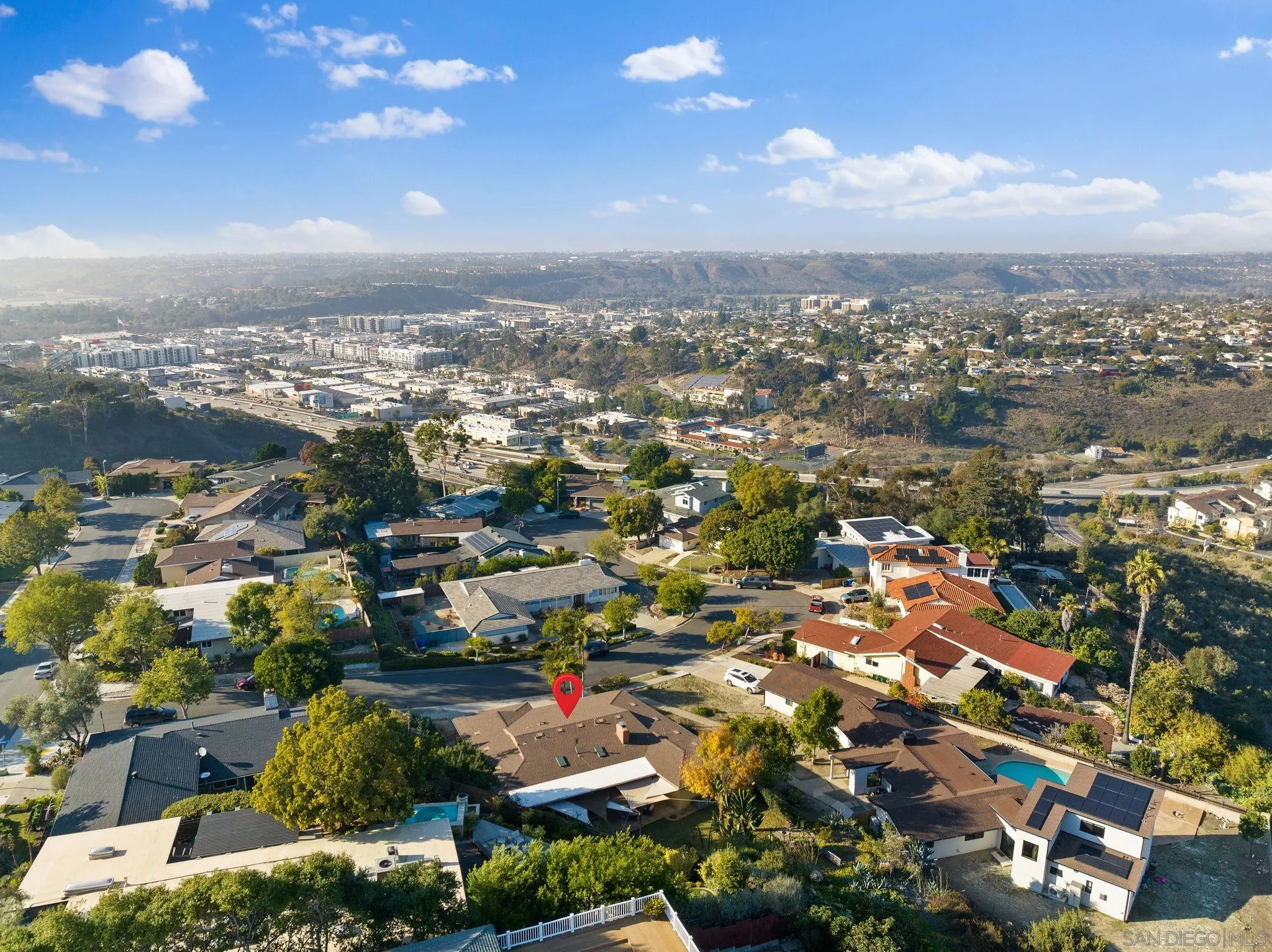 5111 Dorman Drive San Diego, CA 92115 - Photo 57 of 59 an aerial view of residential building with green space