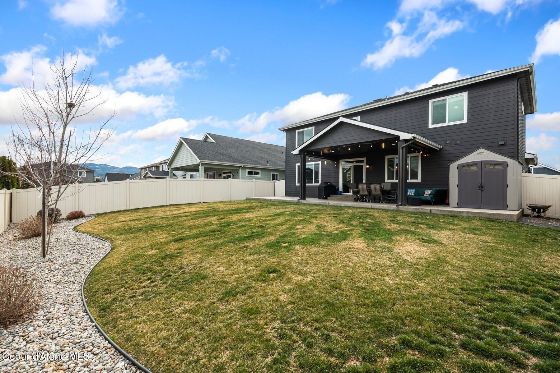 3752 North Shelburne Loop Post Falls, ID 83854 - Photo 60 of 76 Fenced Back yard
