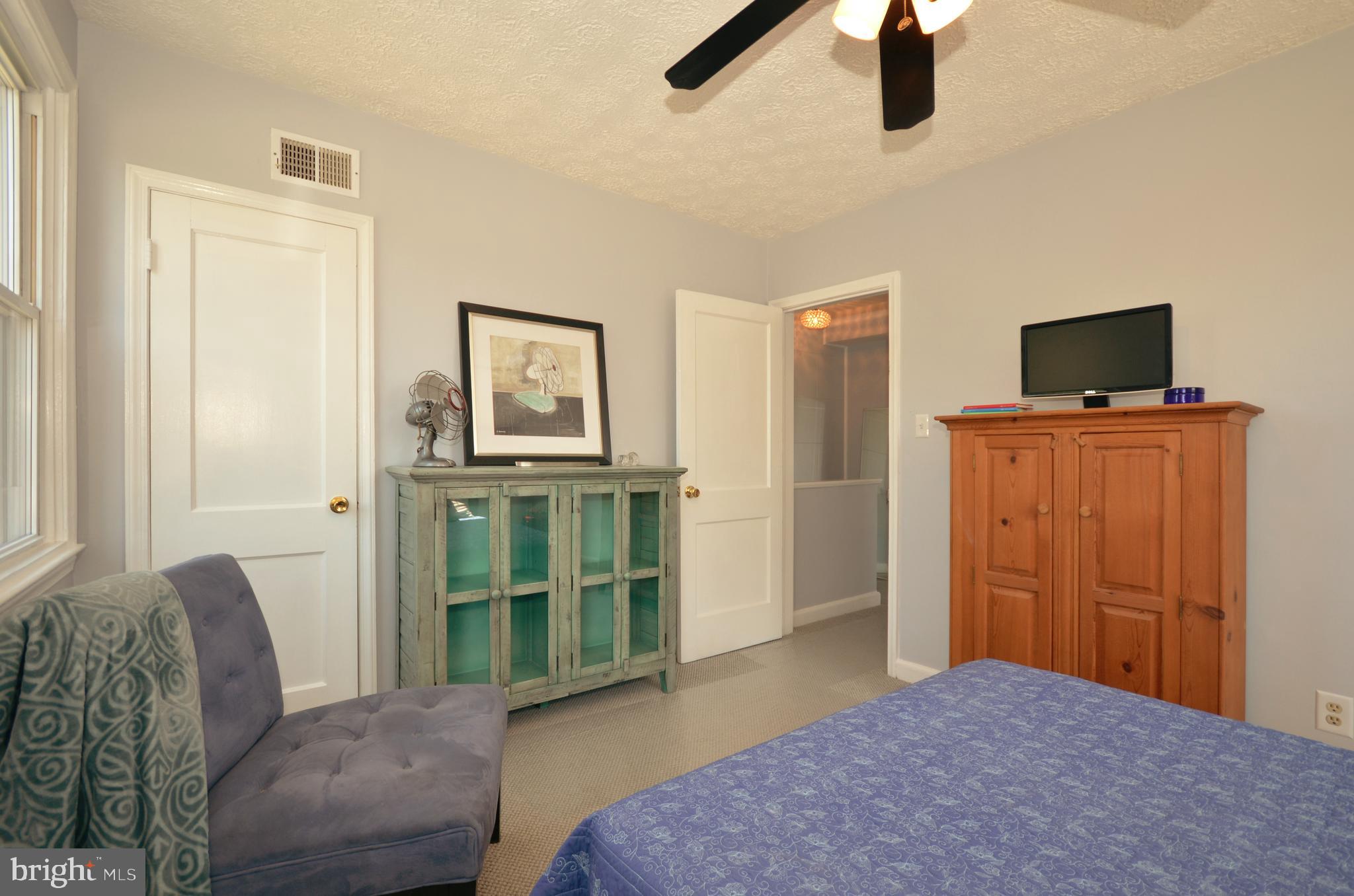 3665 Clarenell Road Baltimore, MD 21229 - Photo 11 of 42 Master bedroom with new carpet and ceiling fan