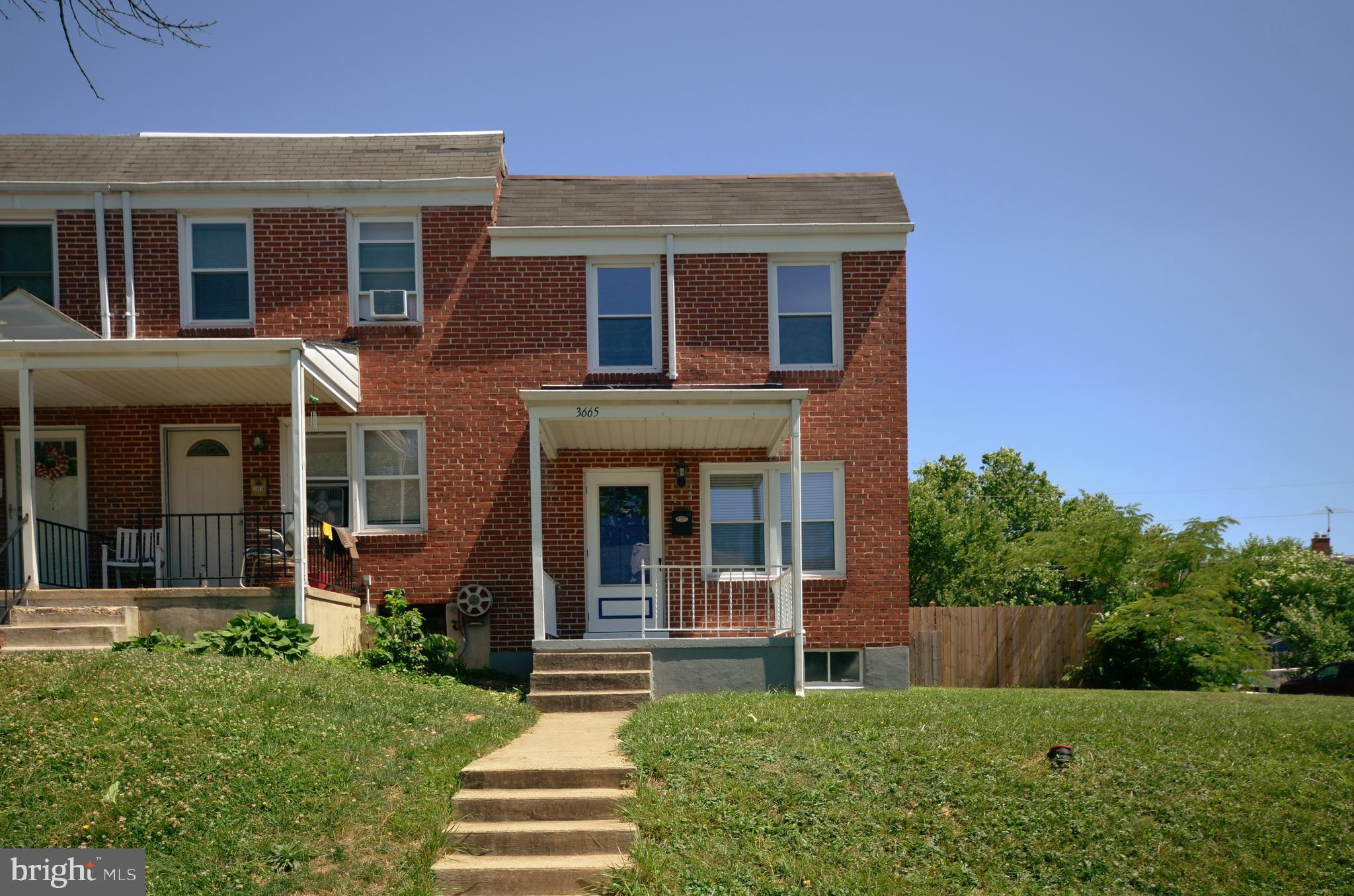 3665 Clarenell Road Baltimore, MD 21229 - Photo 8 of 42 End of group with huge side and rear yards!