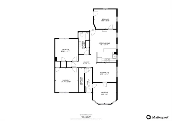 a kitchen with stainless steel appliances granite countertop a stove a sink dishwasher a refrigerator and a microwave oven on the wooden floor