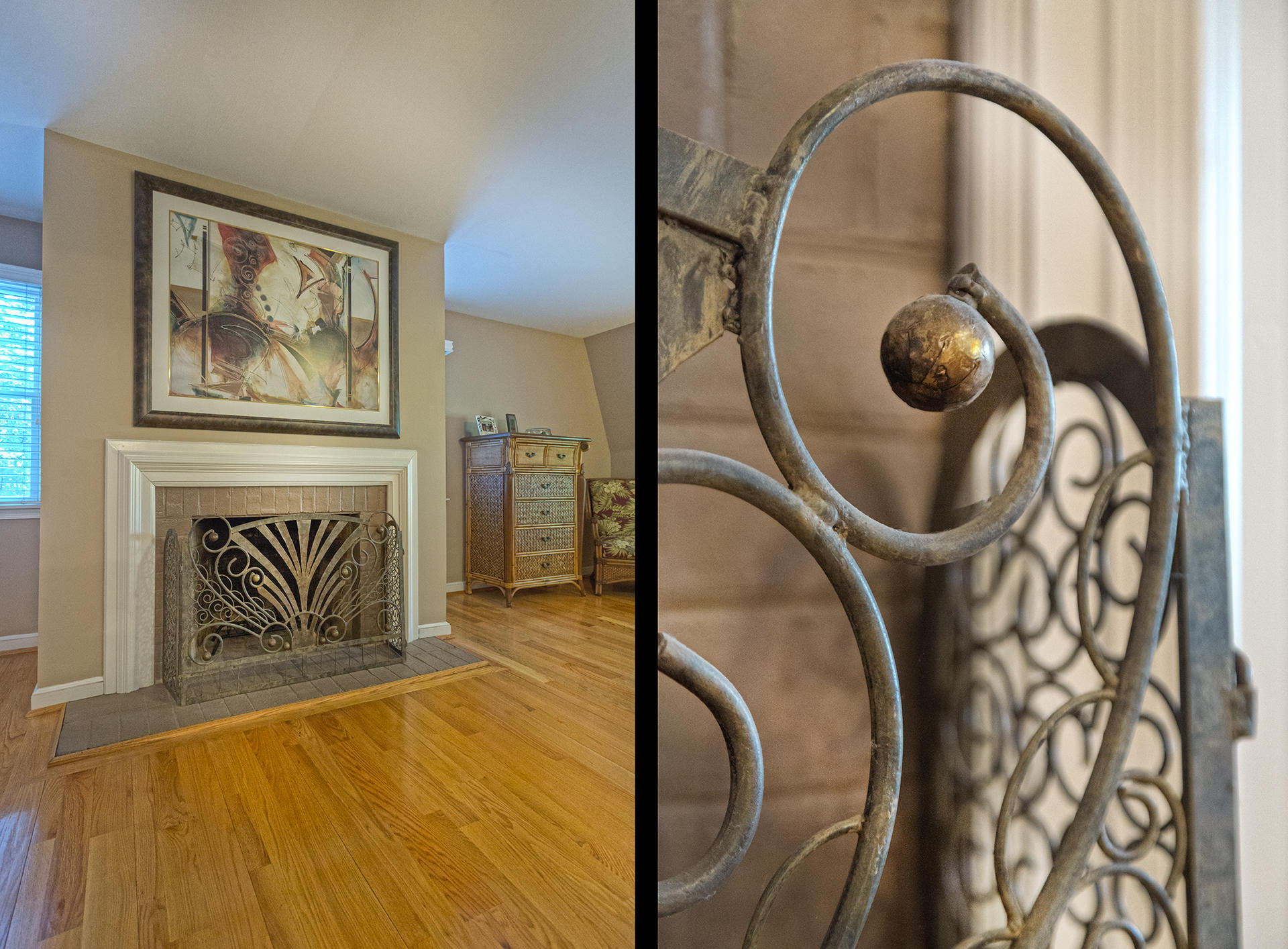5233 Falcon Ridge Road Roanoke, VA 24018 - Photo 23 of 50 wooden floor with a fireplace