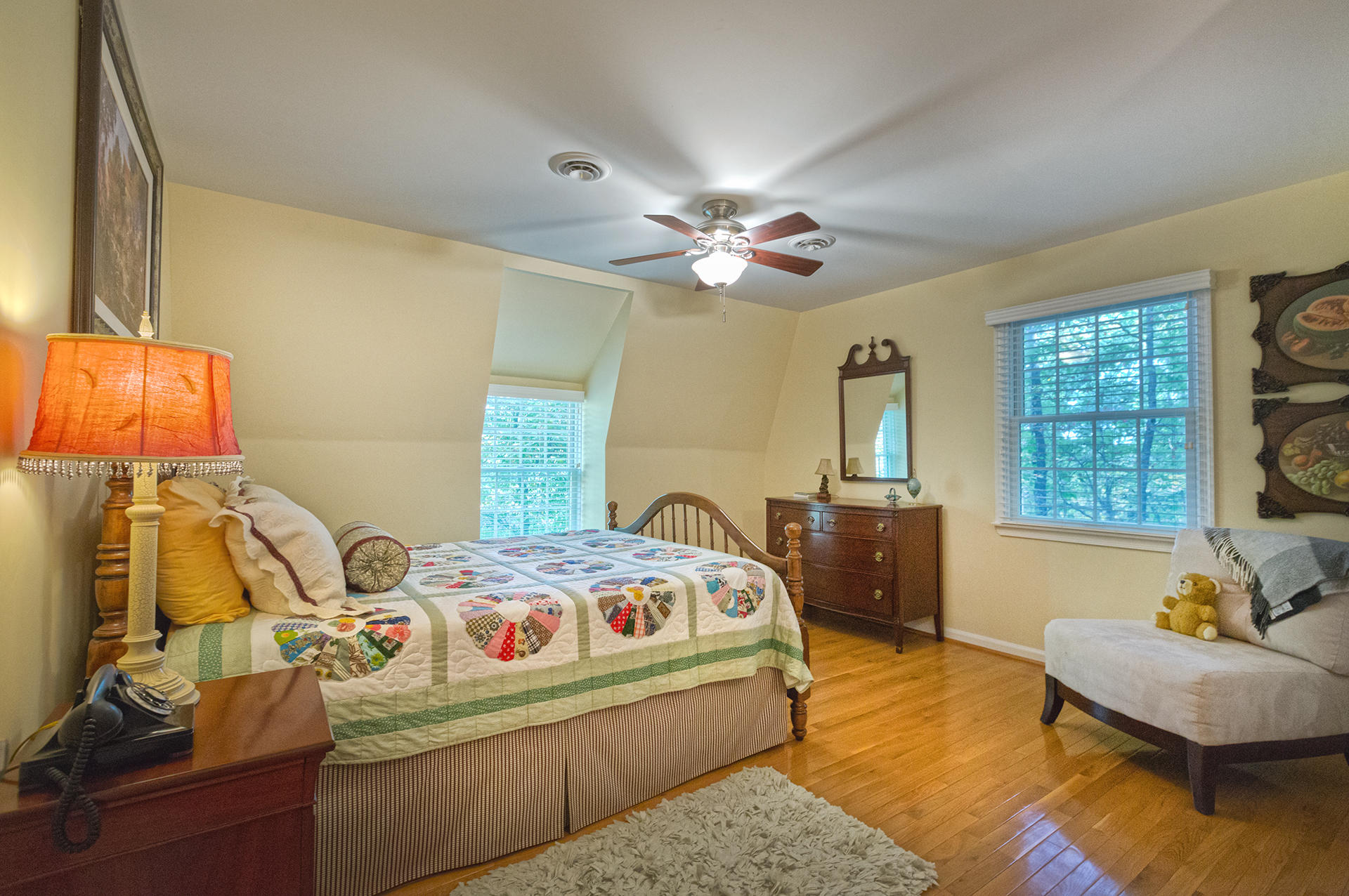5233 Falcon Ridge Road Roanoke, VA 24018 - Photo 26 of 50 a bedroom with a bed and a couch