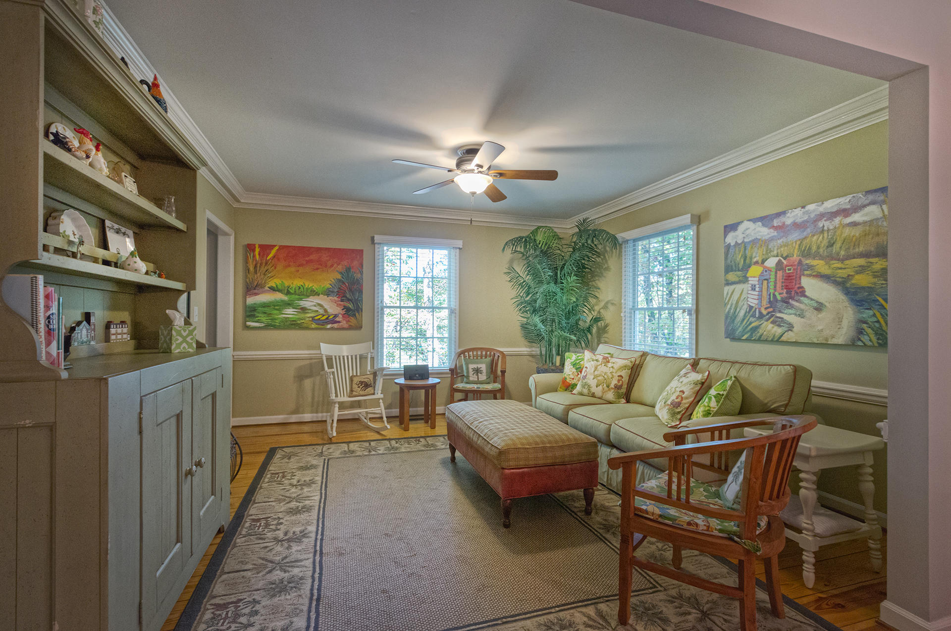 5233 Falcon Ridge Road Roanoke, VA 24018 - Photo 33 of 50 a living room with furniture a window and a flat screen tv