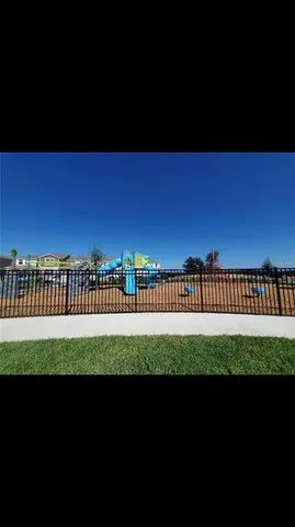 a view of an outdoor space and seating area