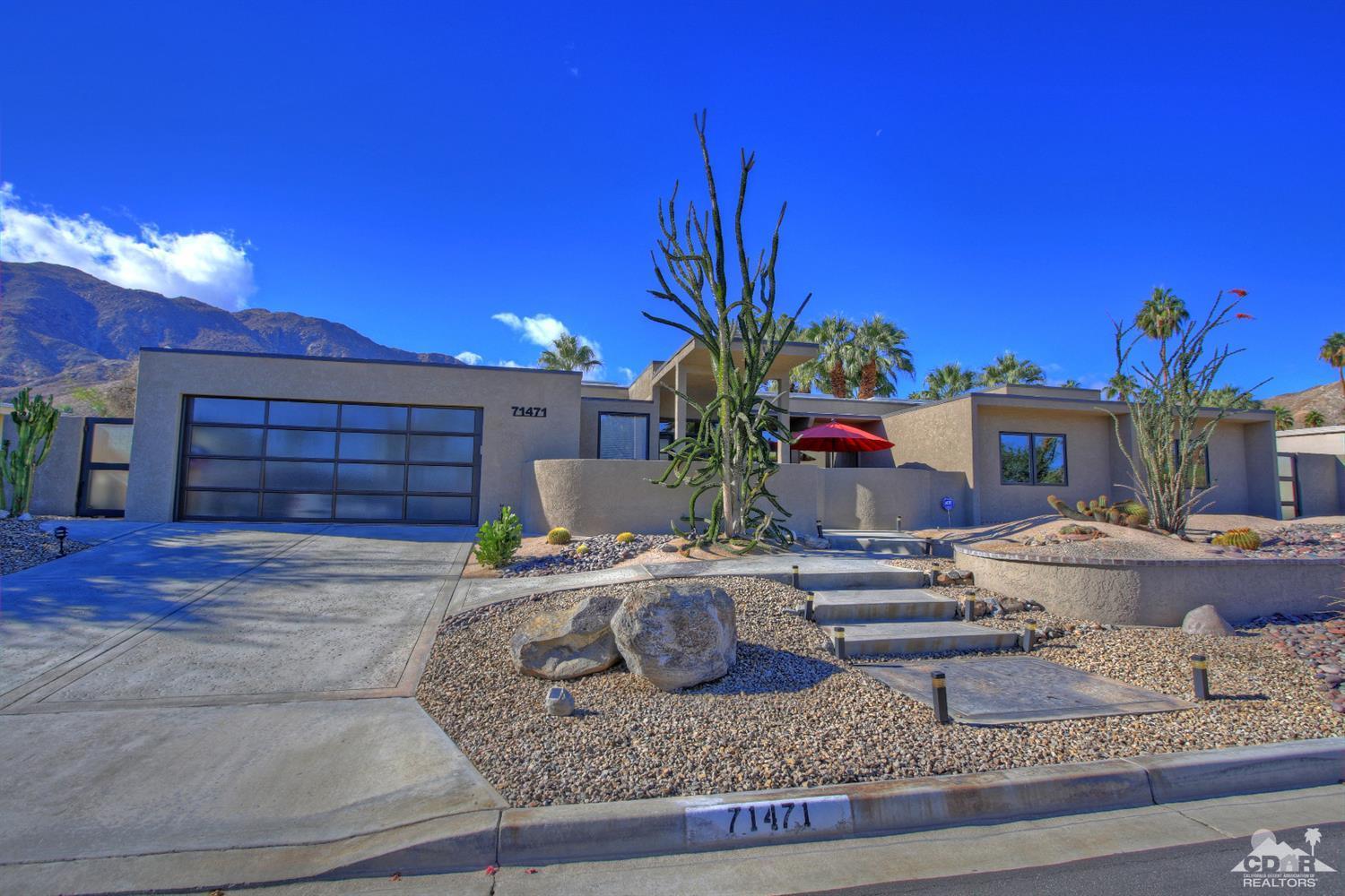 71471 Halgar Road Rancho Mirage, CA 92270 - Photo 15 of 49 a view of house with outdoor space and sitting area