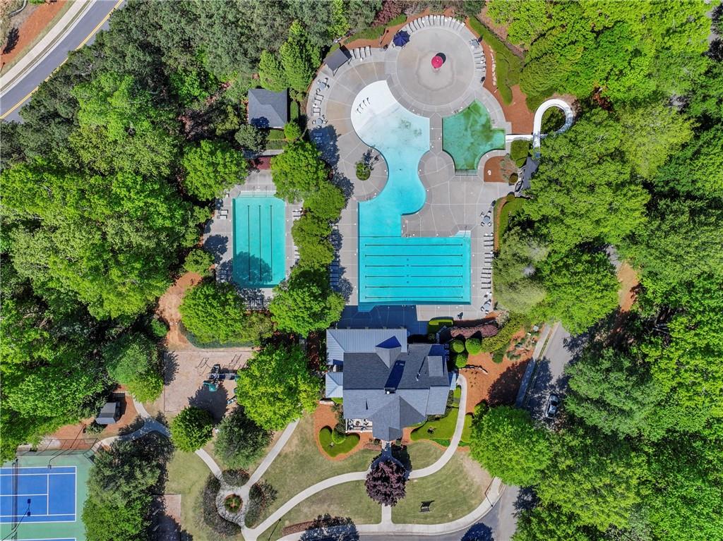 203 Sunshower Ridge Canton, GA 30114 - Photo 57 of 58 an aerial view of a house having outdoor space