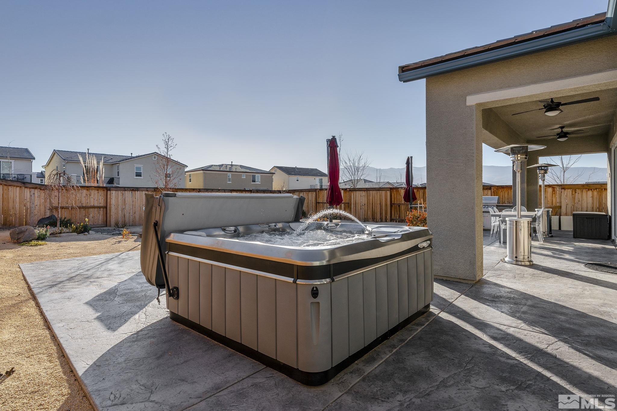 3010 Bonfire Lane Reno, NV 89521 - Photo 32 of 36 a view of a terrace with a table and chairs