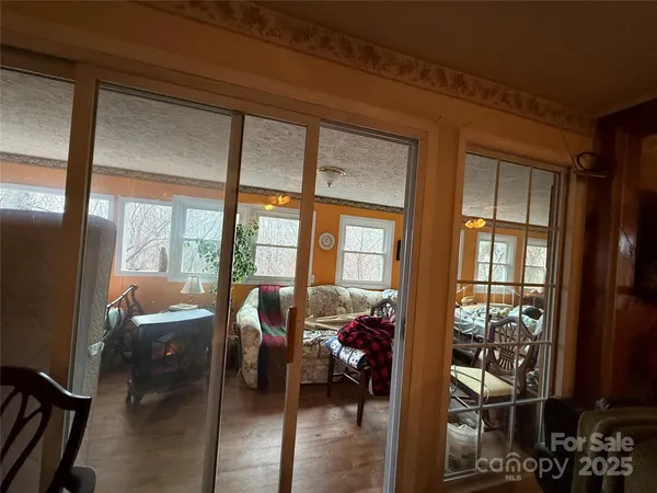 a living room filled with furniture