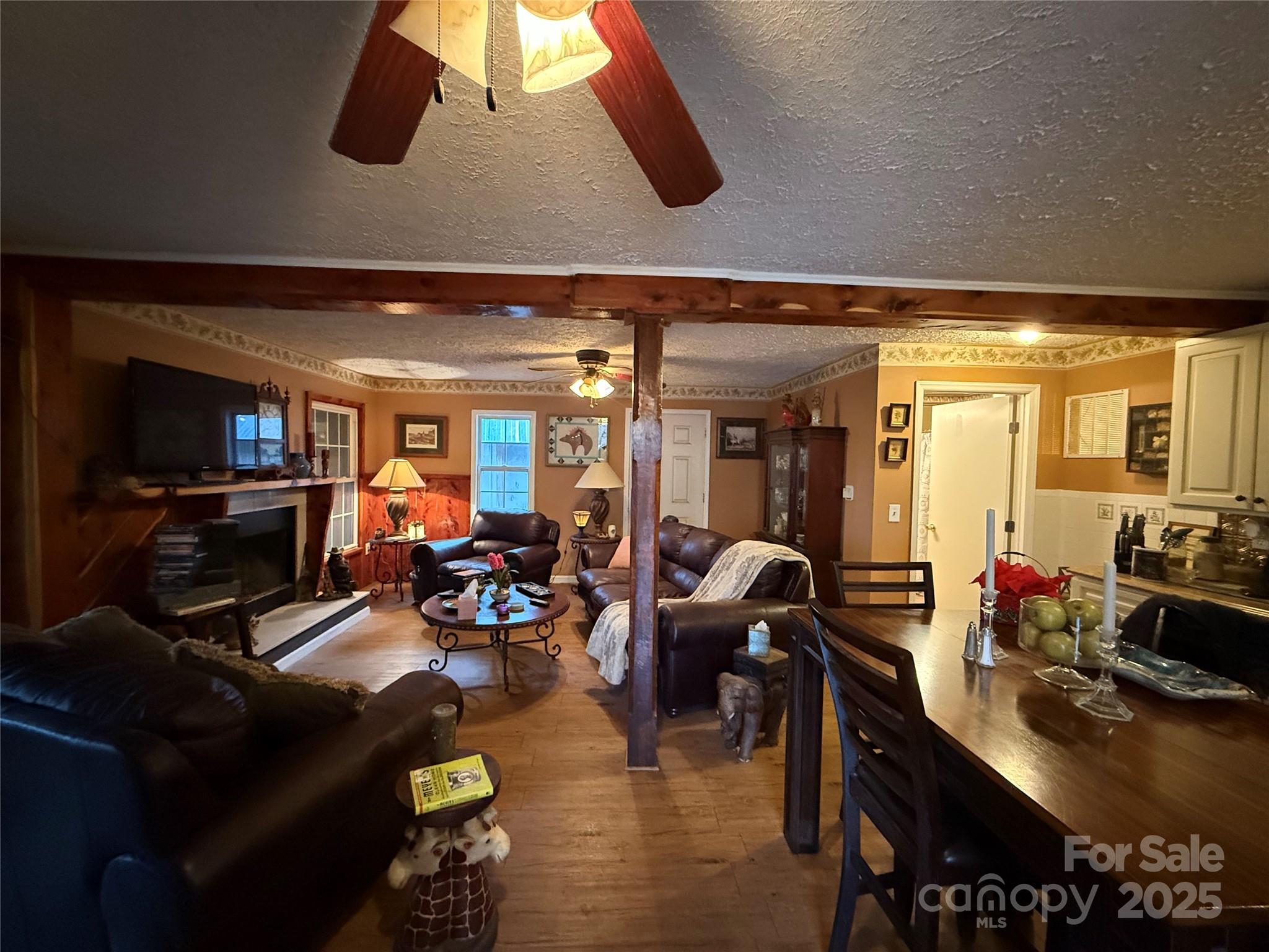 201 Mountain Vista Road Canton, NC 28716 - Photo 10 of 21 a living room with furniture and a flat screen tv