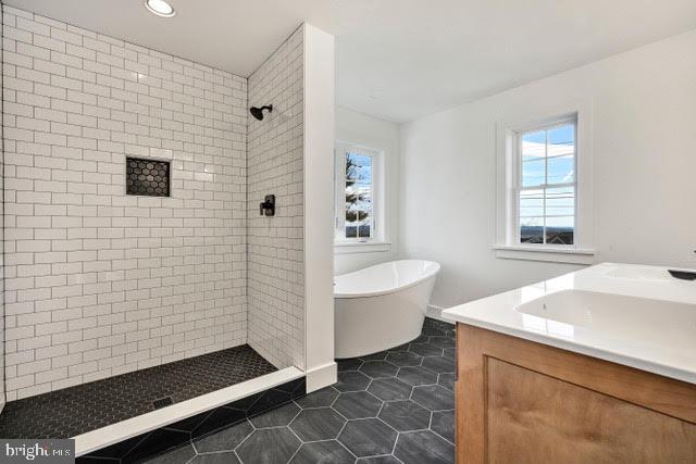 258 Weston Terrace Lititz, PA 17543 - Photo 9 of 9 a bathroom with a sink a bathtub and window