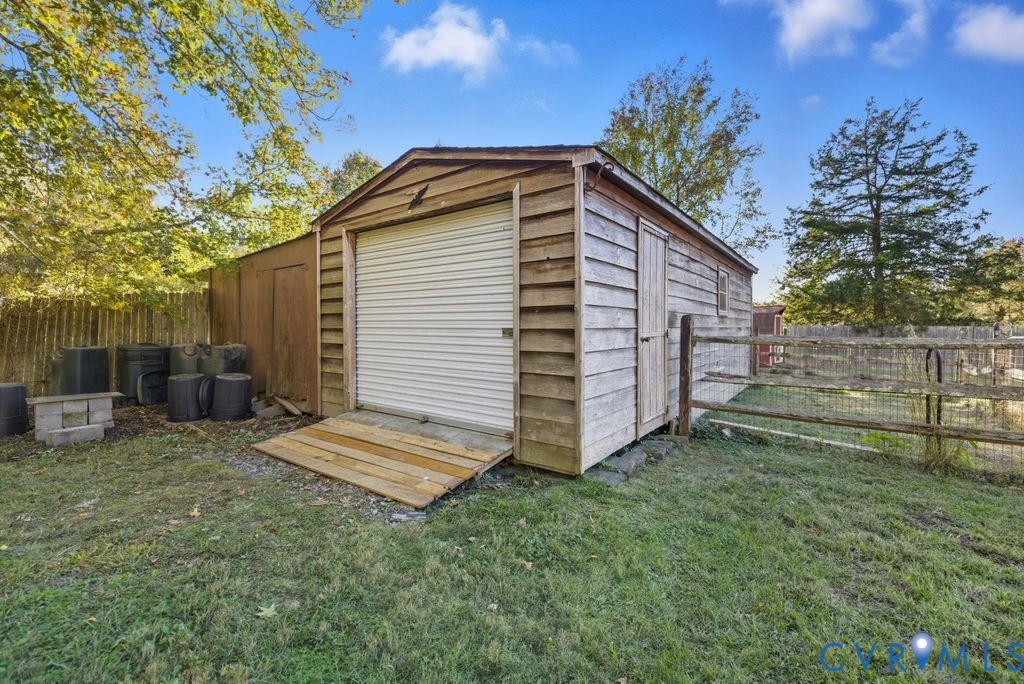 1601 Holly Hills Road Powhatan, VA 23139 - Photo 23 of 32 View of outbuilding featuring a fenced backyard
