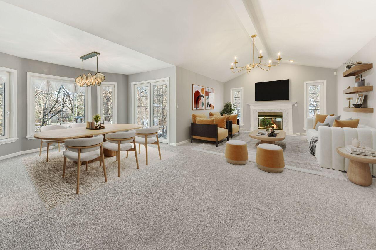 3030 South 130th Street New Berlin, WI 53151 - Photo 2 of 17 Spacious great room and dining area with an open concept layout.