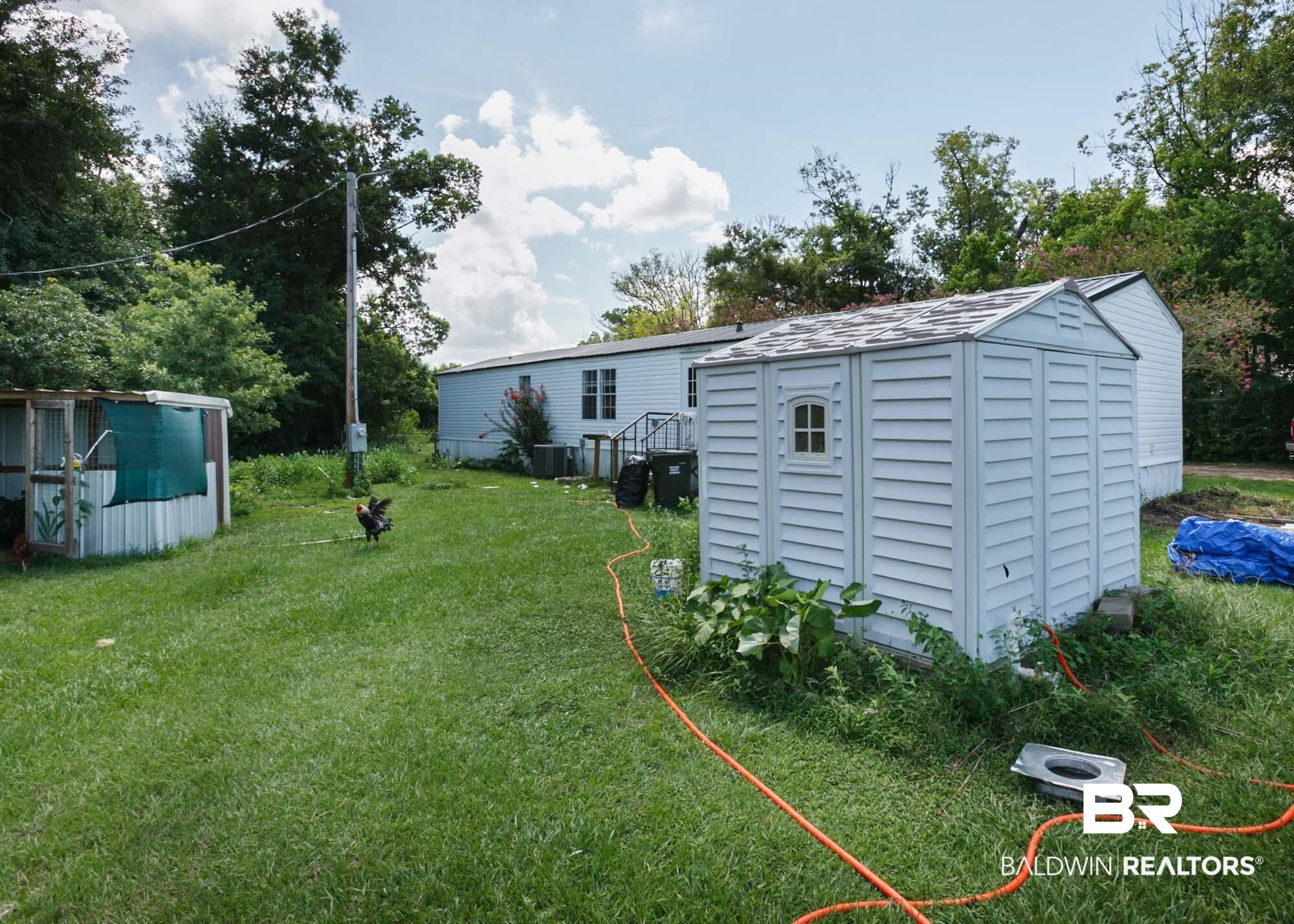 14005 County Road 49 Foley, AL 36535 - Photo 31 of 38 View of grassy yard featuring a shed