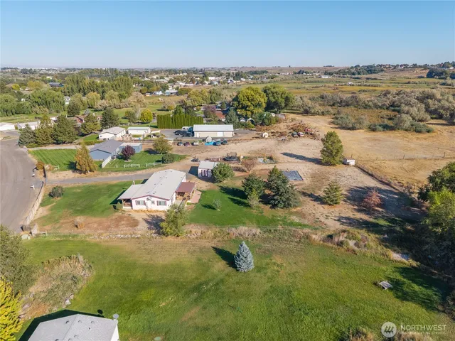 a view of a lake with beach