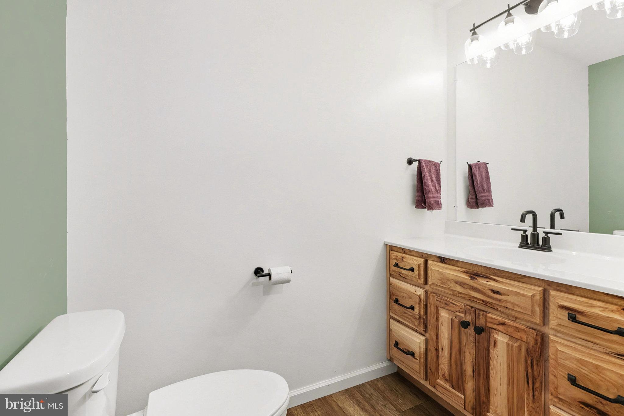 1296 Bower Road Shermans Dale, PA 17090 - Photo 22 of 43 a bathroom with a toilet sink and mirror
