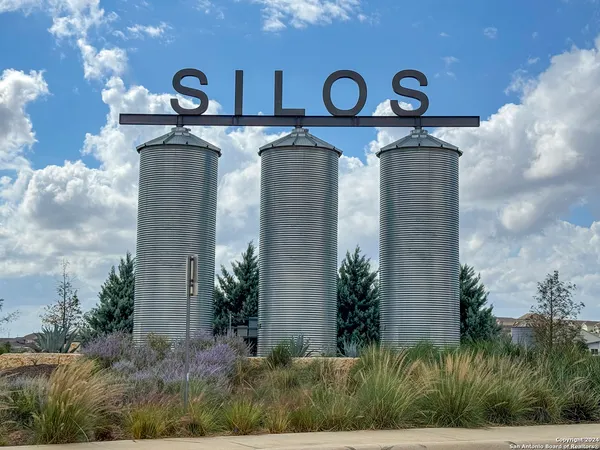 a couple of potted plants in front of a building