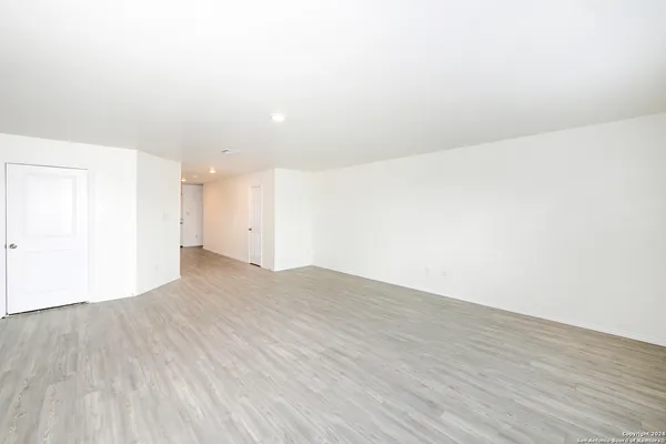 a view of backyard of house