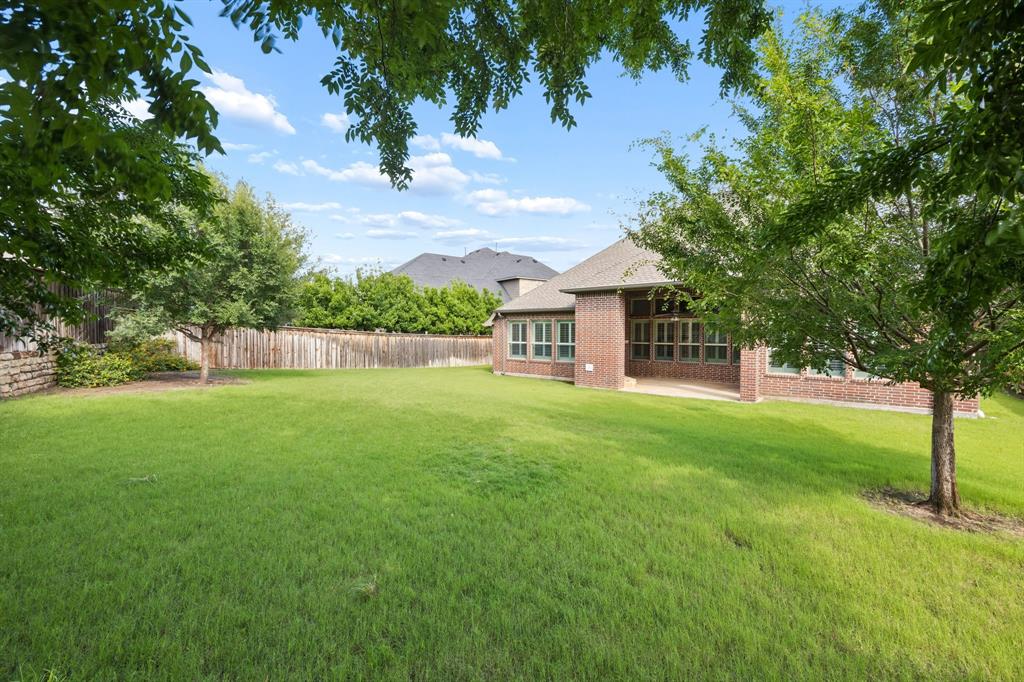 1567 Red Rock Canyon Road Frisco, TX 75036 - Photo 31 of 36 Pool-sized back yard with plenty of space for play and pets.