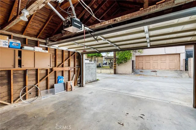a view of storage and utility room