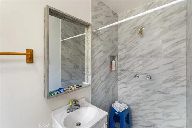 a bathroom with a sink and a toilet