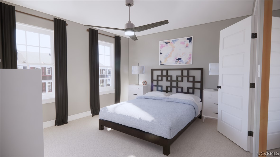 6941 Dunton Road Chesterfield, VA 23832 - Photo 6 of 7 a bedroom with a large bed and a window