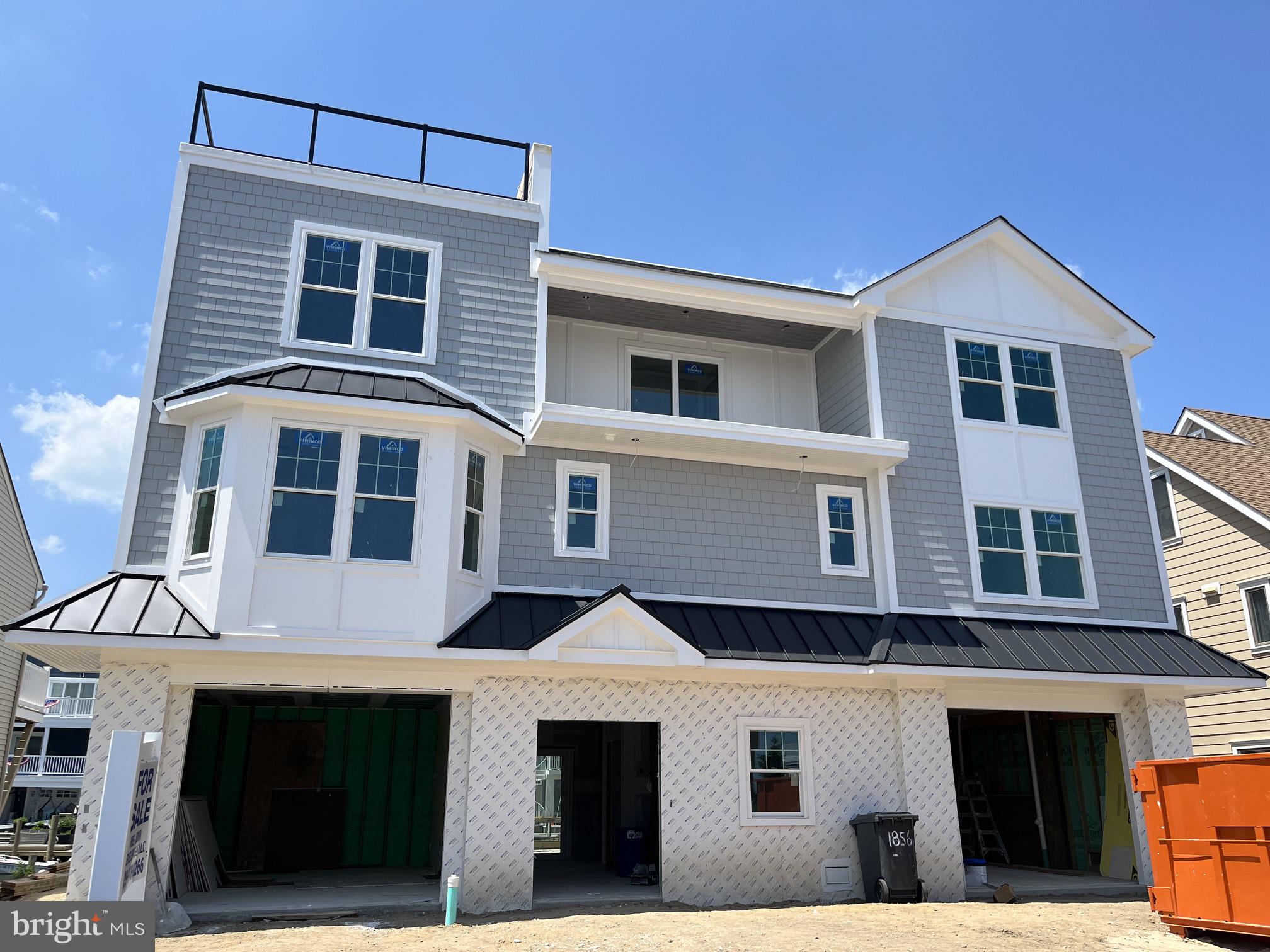 1856 Mill Creek Road Manahawkin, NJ 08050 - Photo 1 of 17 Modern coastal home under construction.
