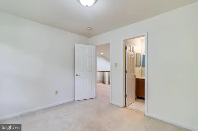 a view of an empty room and entrance