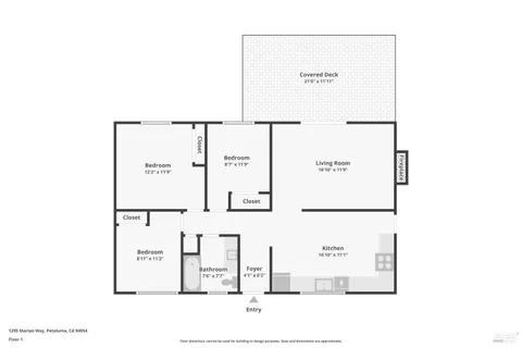 $689,000 | 1295 Marian Way, Petaluma, CA 94954