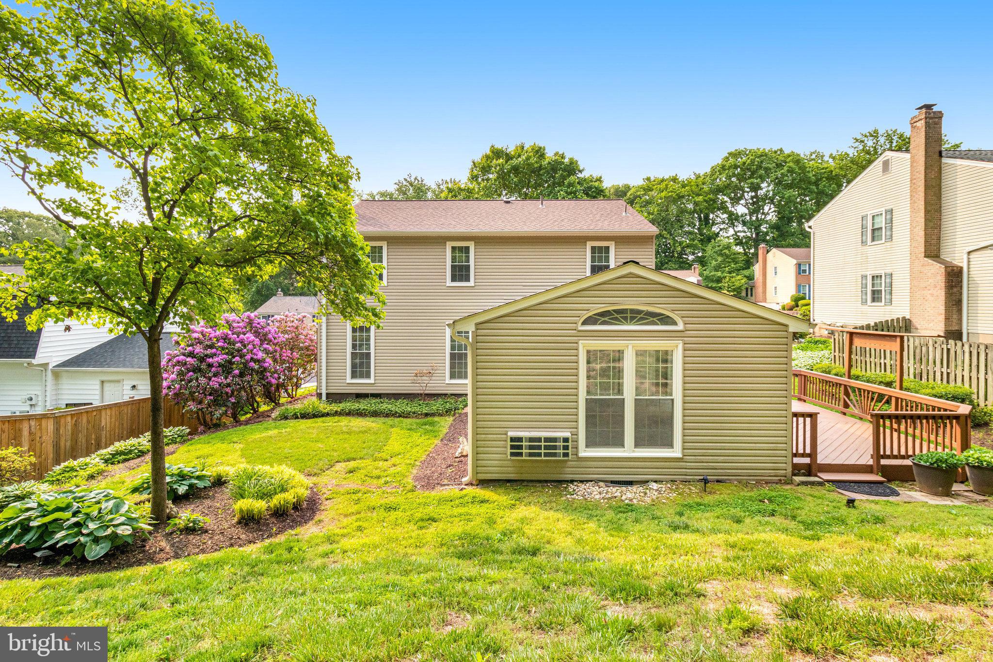 8606 Nanlee Drive Springfield, VA 22152 - Photo 61 of 70 a view of a house with a yard