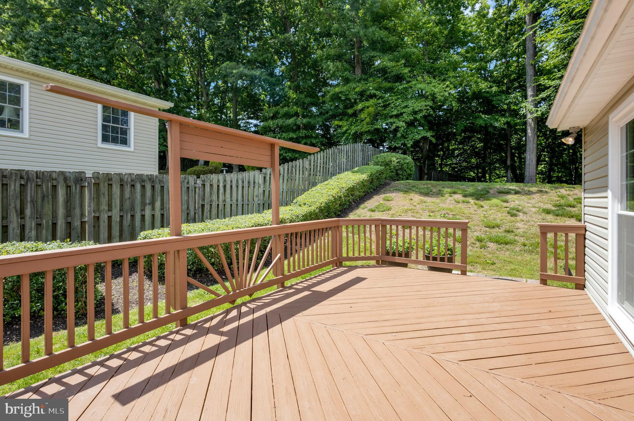 8606 Nanlee Drive Springfield, VA 22152 - Photo 63 of 70 a view of a wooden deck