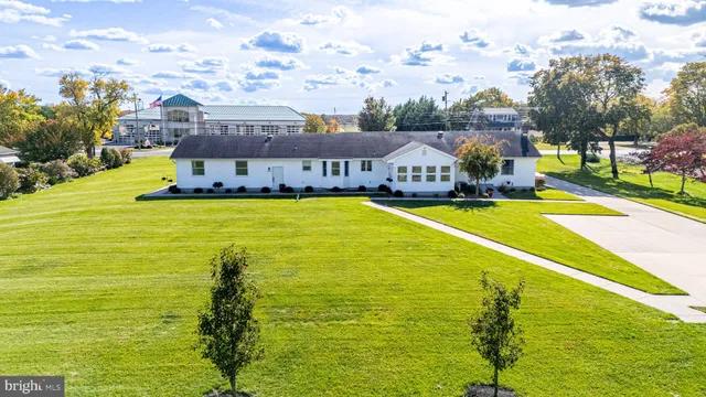 a view of a green field