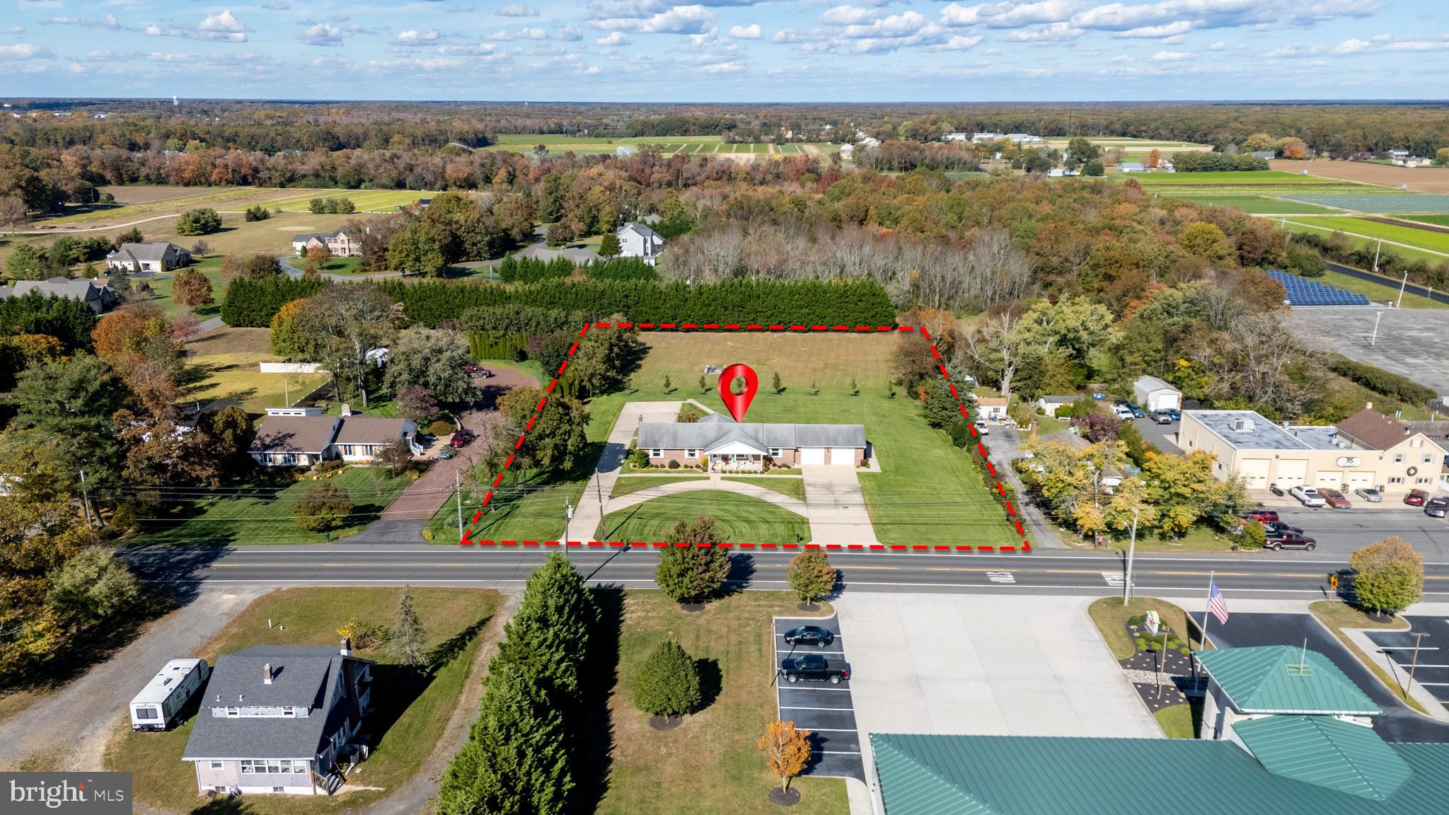 4926 Landis Avenue Vineland, NJ 08360 - Photo 61 of 73 an aerial view of a house with a swimming pool