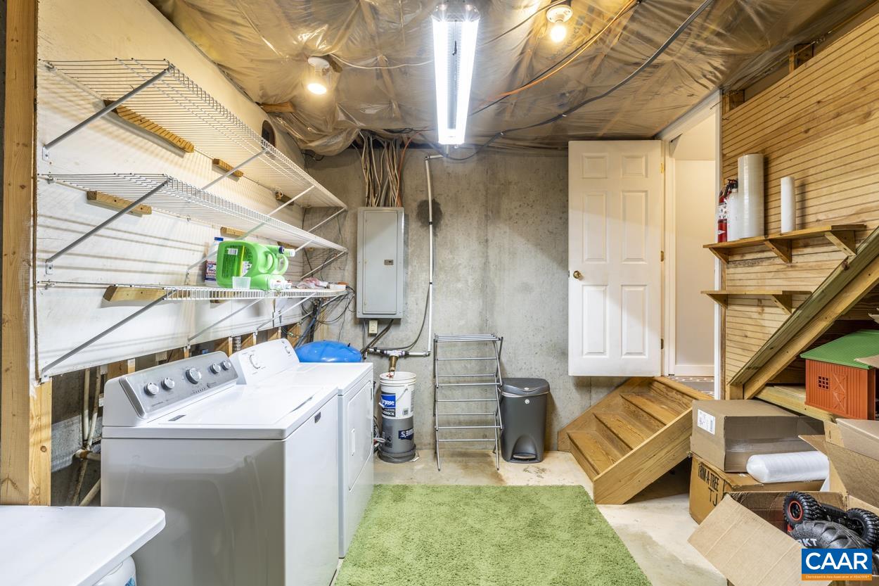 136 Buffalo Run Road Stanardsville, VA 22973 - Photo 47 of 64 a utility room with dryer and washer