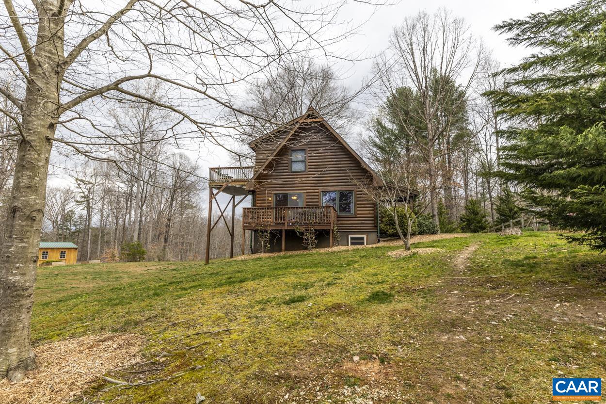 136 Buffalo Run Road Stanardsville, VA 22973 - Photo 58 of 64 a front view of house with yard and green space