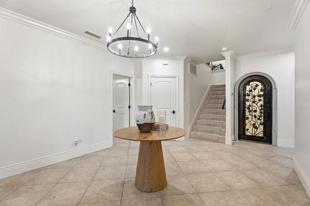 a view of a city with an ocean view