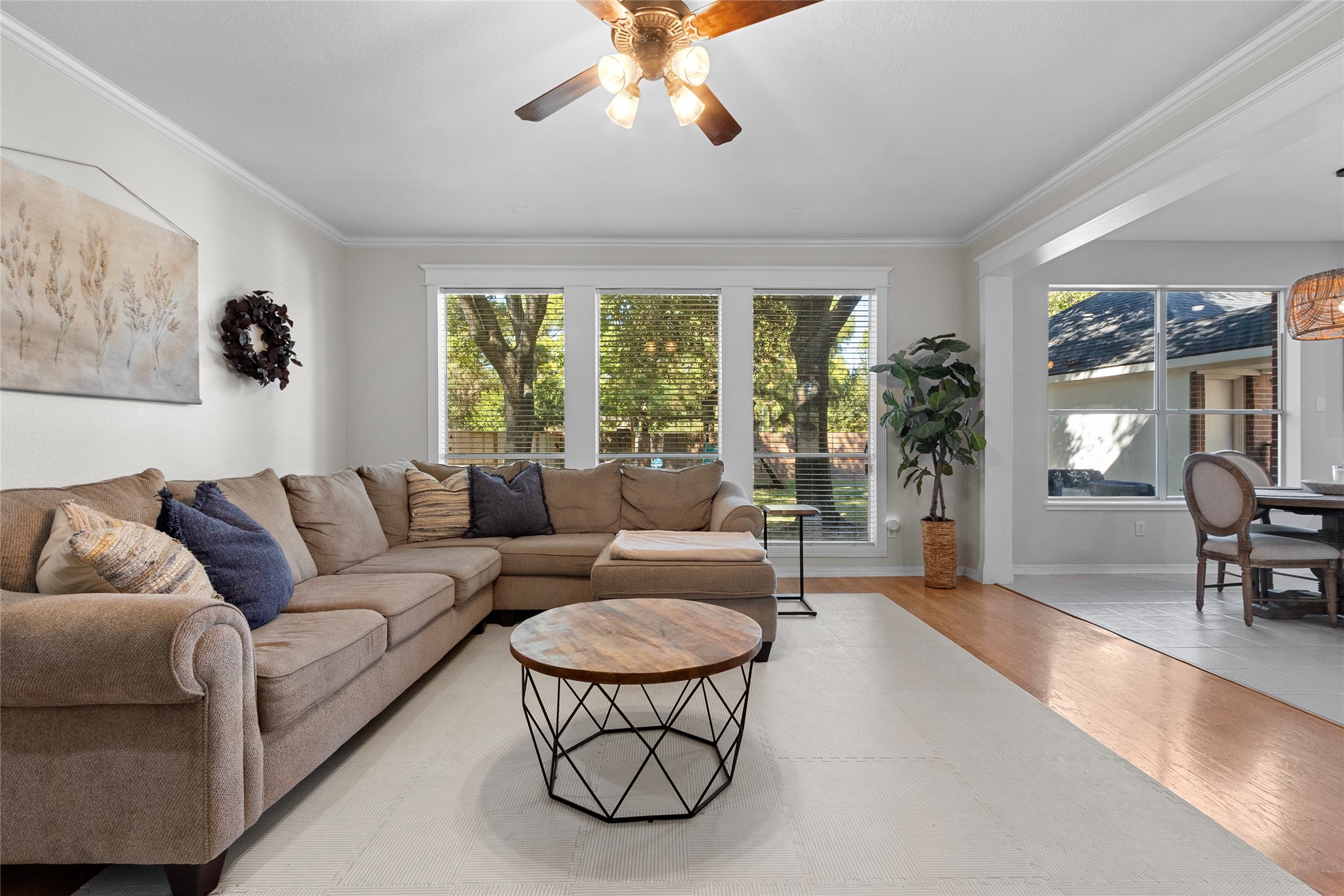 9114 Kirkstone Drive Spring, TX 77379 - Photo 13 of 31 a living room with furniture and a large window