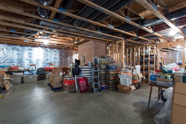 3213 Arrowhead Road Harrisonburg, VA 22801 - Photo 29 of 41 The basement offers over 1,600 square feet of unfinished space! It is already framed for future expansion and plumbed for a full bath. The shower and fixtures convey!