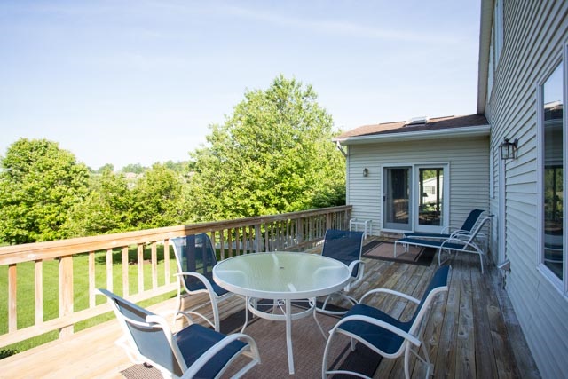 3213 Arrowhead Road Harrisonburg, VA 22801 - Photo 36 of 41 The deck also features steps down to the yard... convenient for outdoor entertaining!