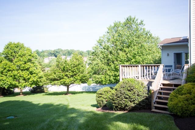 3213 Arrowhead Road Harrisonburg, VA 22801 - Photo 39 of 41 A view of the steps leading from the deck down to the lawn.