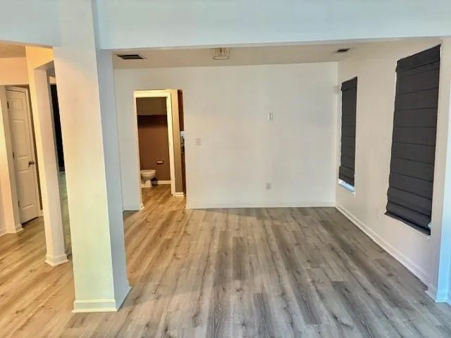 wooden floor in an empty room