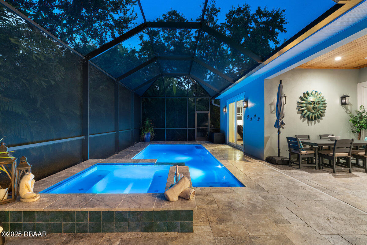 54 Ocean Way Drive Ponce Inlet, FL 32127 - Photo 49 of 76 a view of swimming pool with seating area