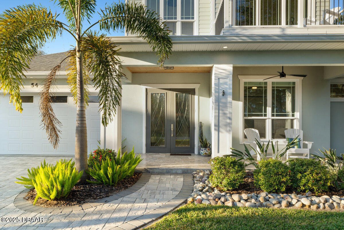54 Ocean Way Drive Ponce Inlet, FL 32127 - Photo 59 of 76 a front view of a house with a yard